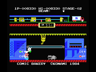 Comic Bakery screenshot 2 for Colecovision